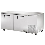 True TUC-67F-HC - Deep Undercounter Freezer, -10°F, (2) solid doors, stainless steel top